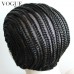1pc cornrows cap for easier sew ins weaving cap with braids wig cap